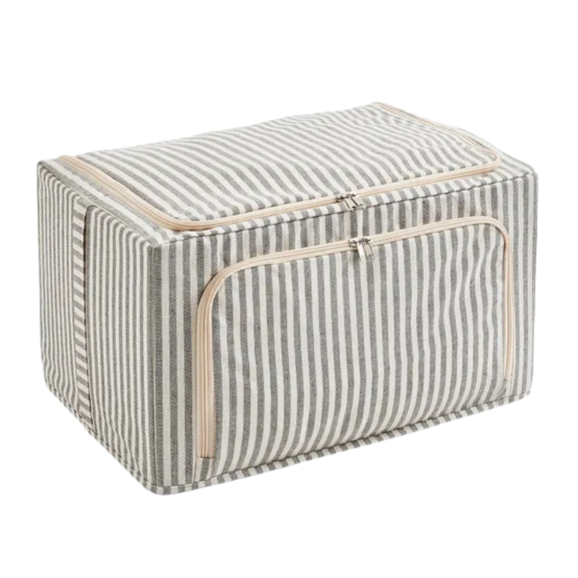 Dunelm, Coastal Stripe Fabric Trunk