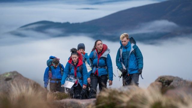 Hikers in a clinic at the Fort William Mountain Festival