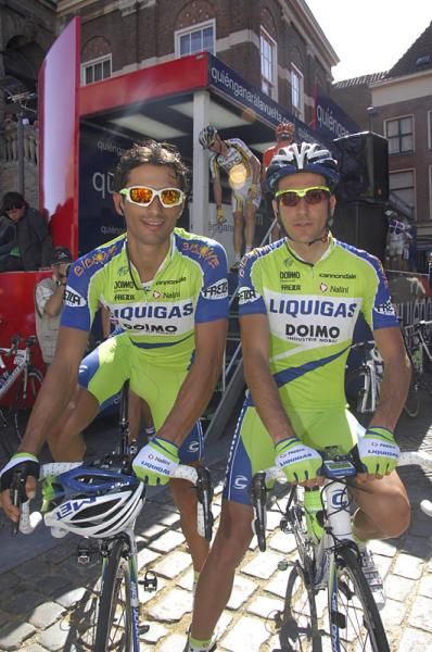Daniele Bennati and Manuel Quinziato (Liquigas)