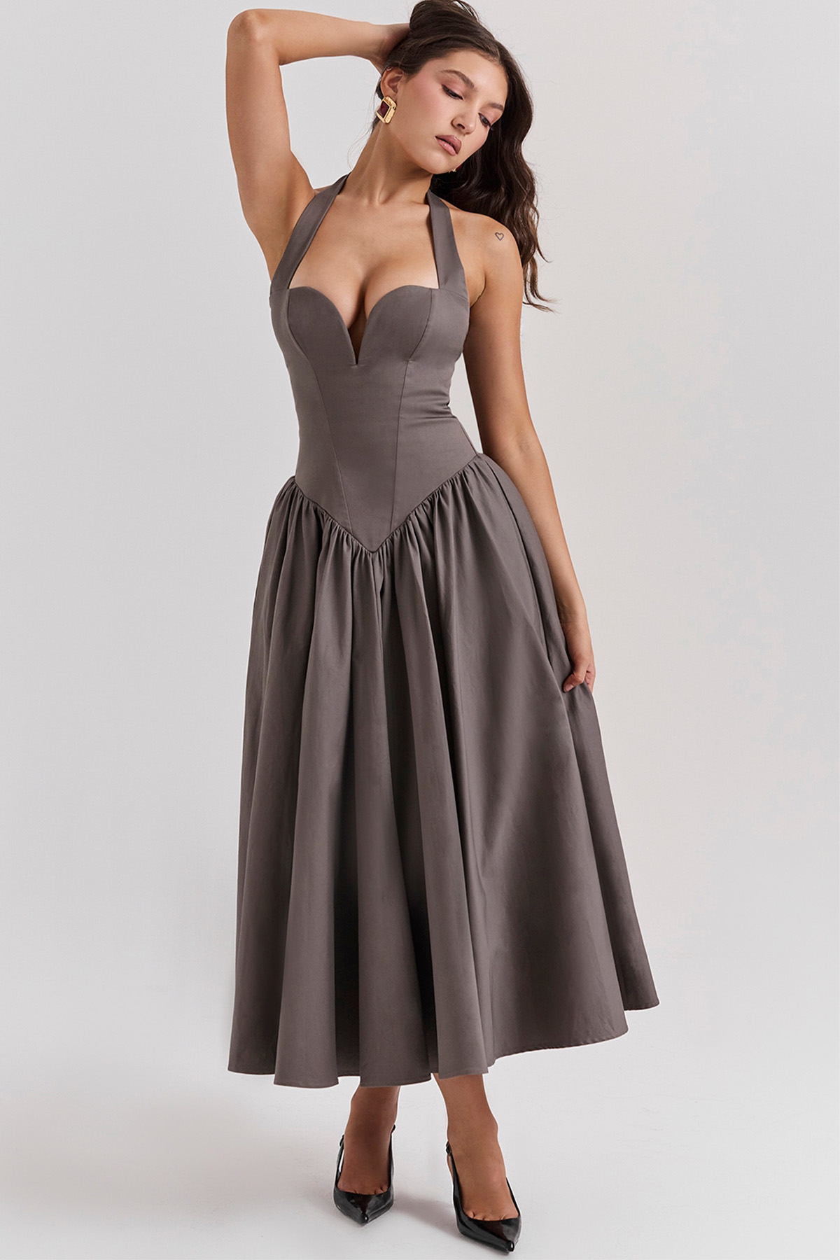 A-Line Halter Dress