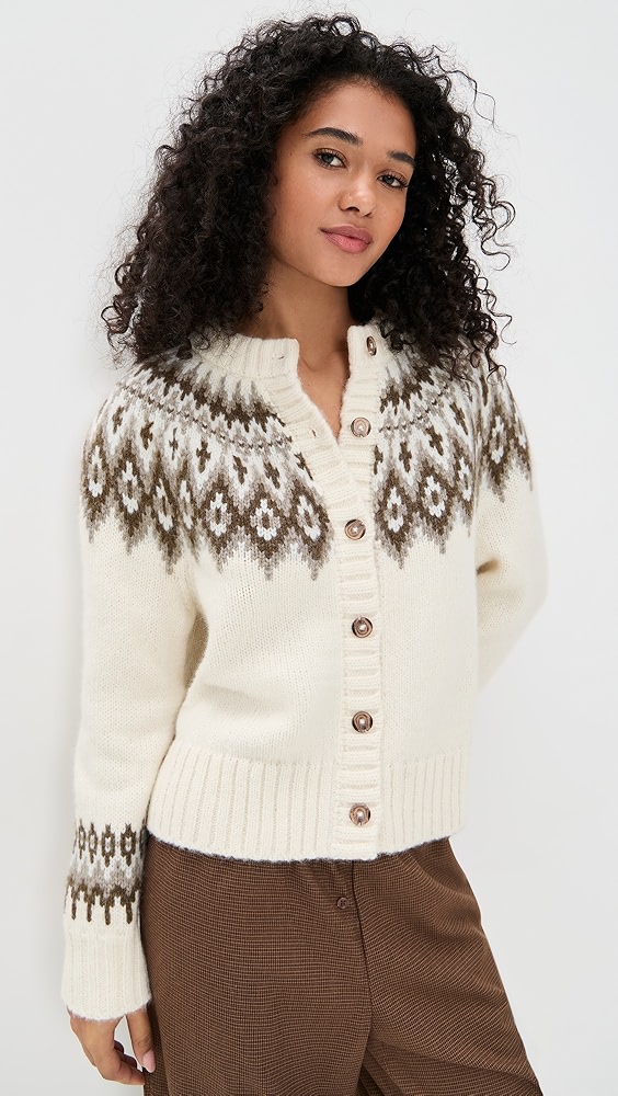 Jenni Kayne Thatcher Crewneck Cardigan