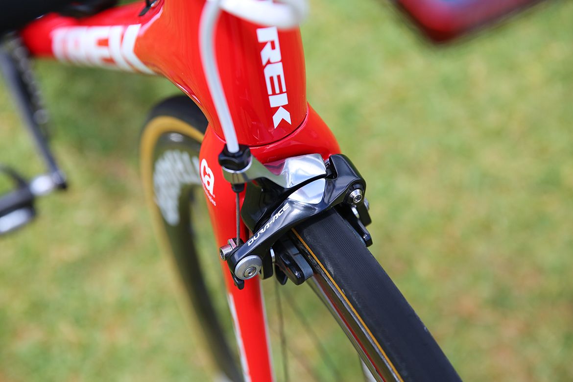 Dura-Ace rim braking power for Trek-Segafredo