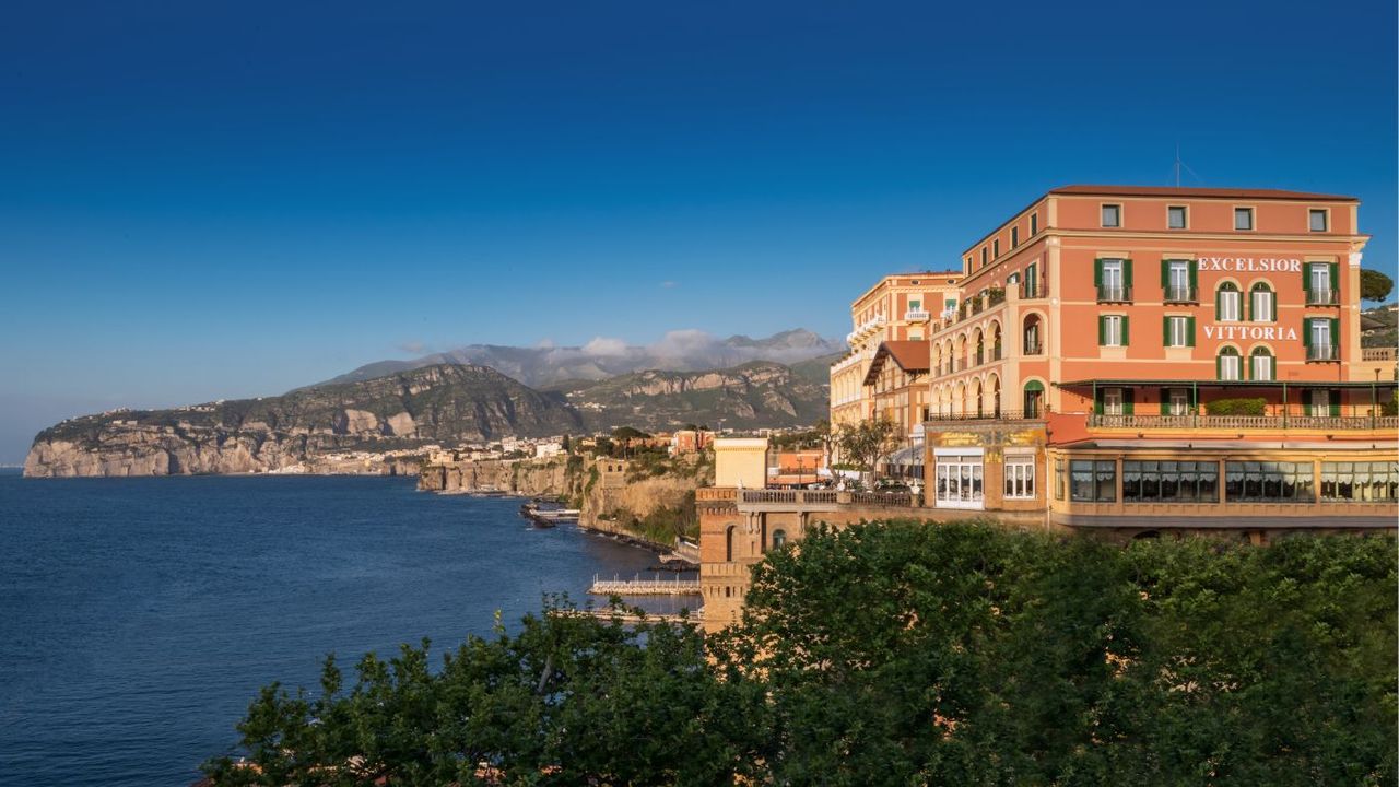 The five-star Grand Hotel Excelsior Vittoria in Sorrento