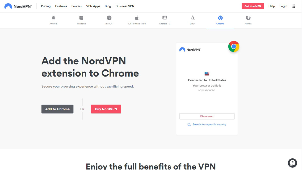 NordVPN review: browser extensions