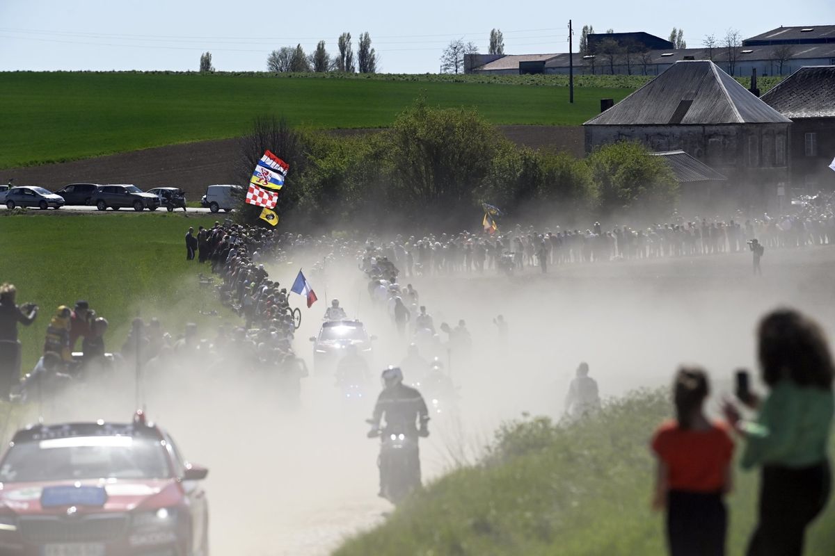 Paris Roubaix 2022 119th Edition Compiegne Roubaix 2572 km 17042022 Scenery photo Nico VereeckenPNSprintCyclingAgency2022