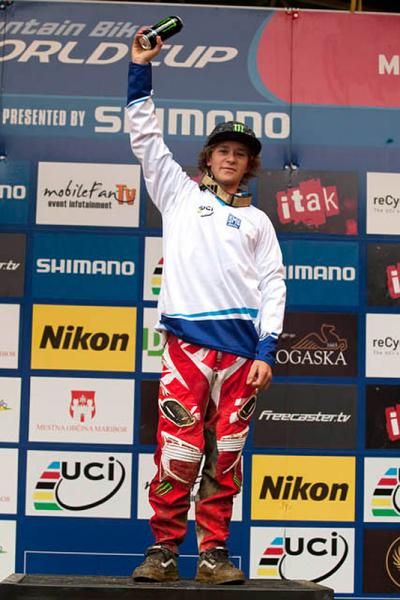 Troy Brosnan of Monster Specialized took the under 23 World Cup leader's jersey.