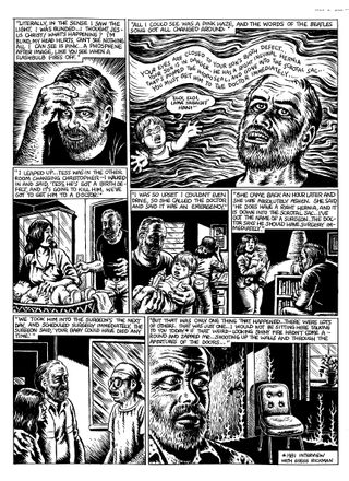 A page from Humanoids' Metal Hurlant sci-fi anthology