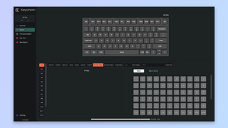 a screenshot of ZMK open source firmware used by keychron