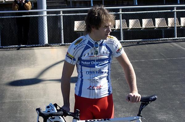 Ben Kersten, still recovering from a back injury.