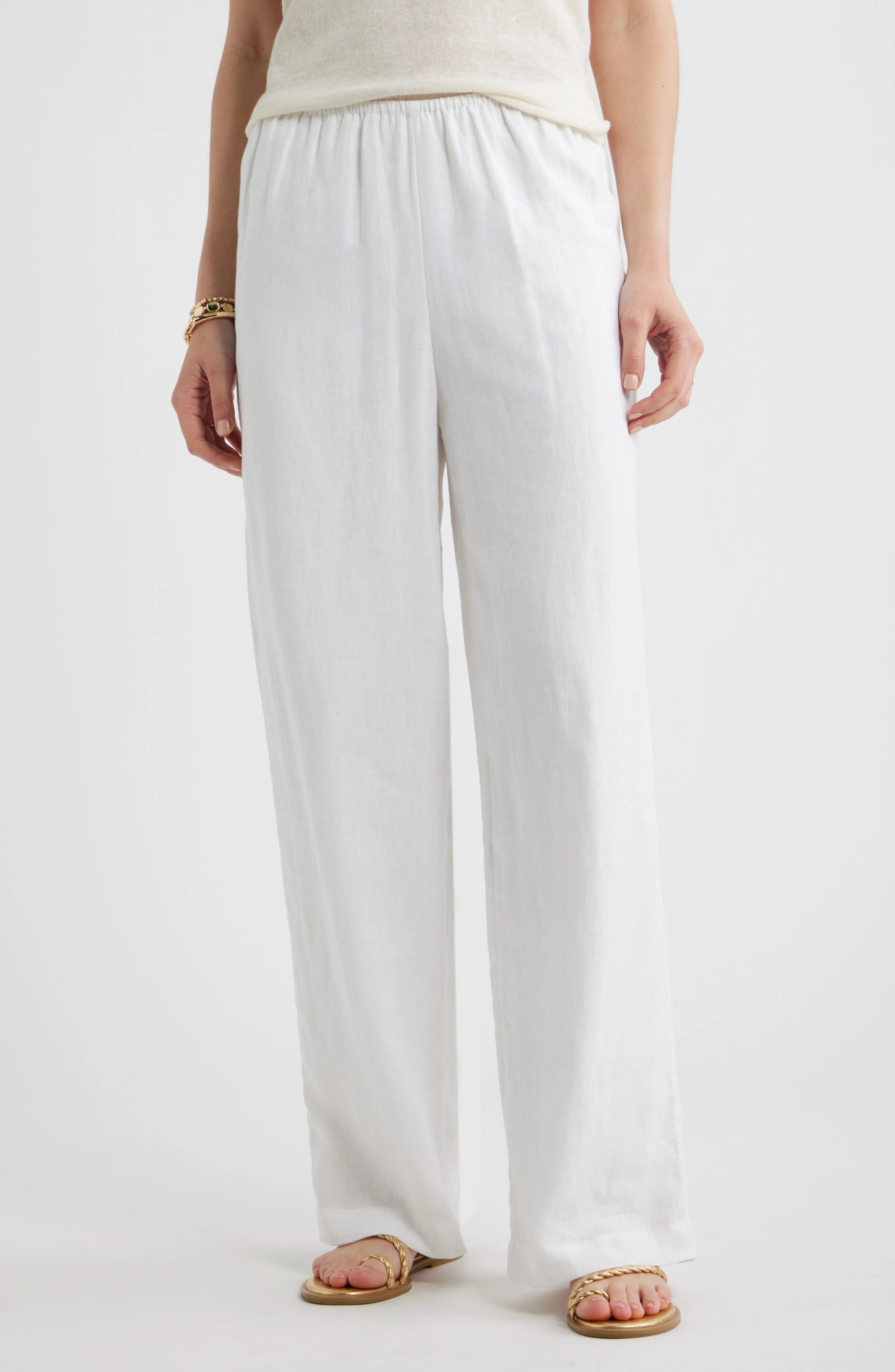 Caslon&amp;lt;sup&amp;gt;&amp;reg;&amp;lt;/sup&amp;gt;, Wide Leg Linen Pants