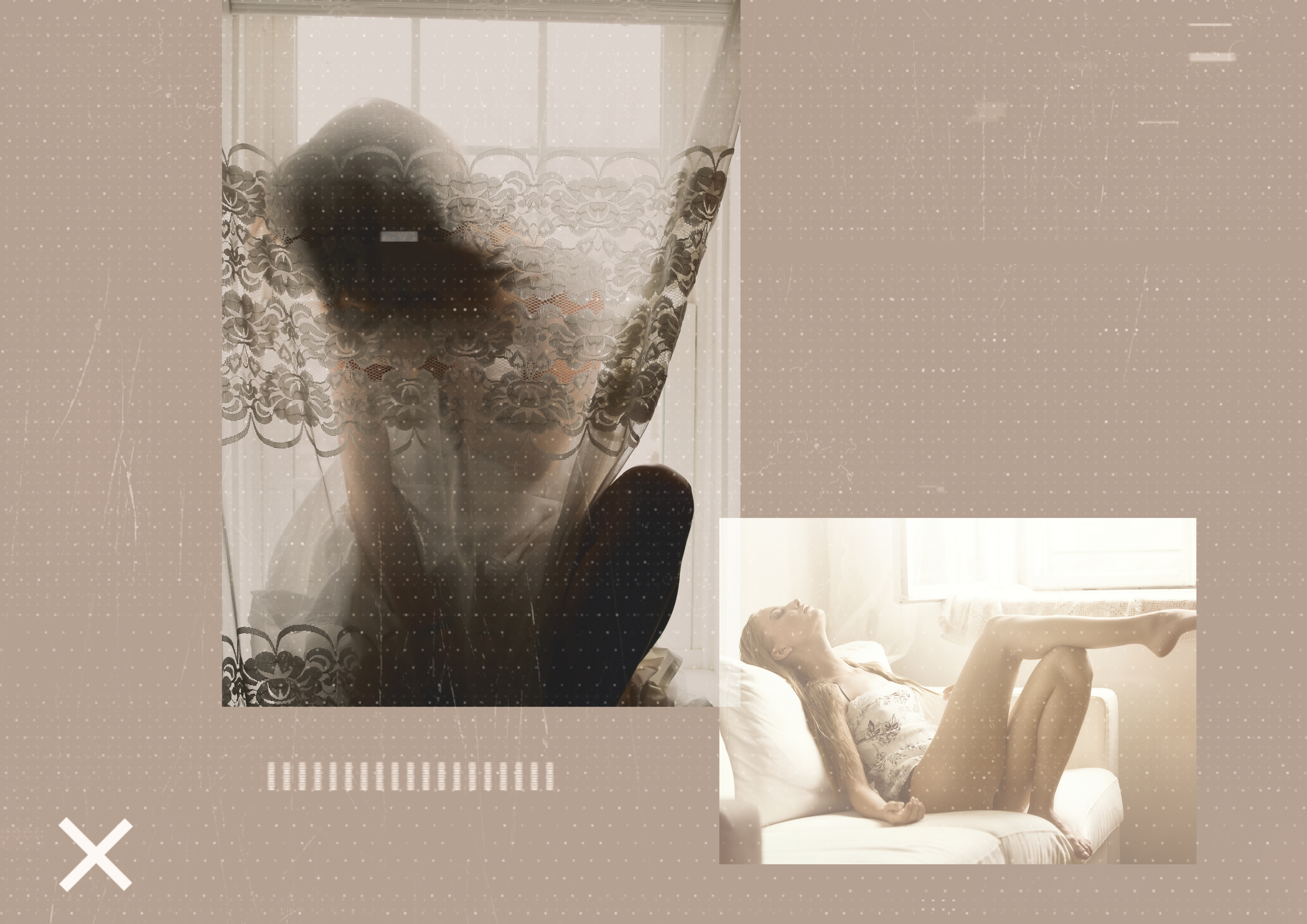 Non-graphic images of women enjoying self-pleasure