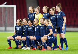 Scotland team meets six-year-old superfan