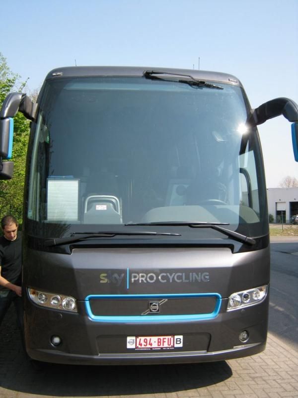 It has a Belgian plate because it's left hand drive