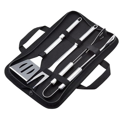 4-Piece Stainless Steel Bbq Grilling Tool Set