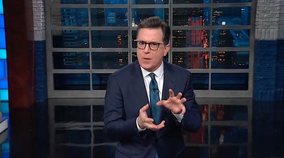 Stephen Colbert takes on "Spygate"