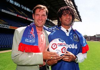 Glenn Hoddle, left, helped lure Ruud Gullit to Stamford Bridge (PA)