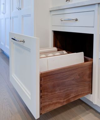 deep kitchen storage drawer