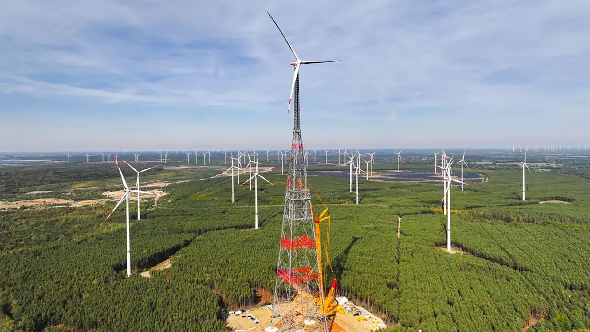 The world's tallest wind turbine just got built in Germany