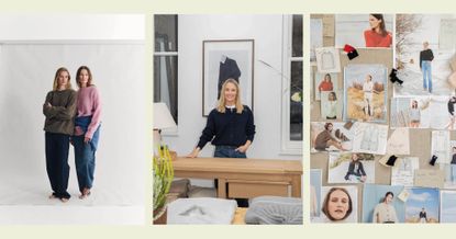 A montage of images from the brand navygrey