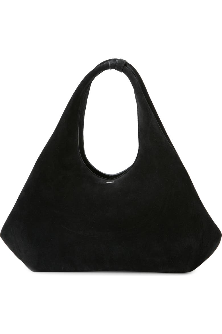Folded Suede Tote