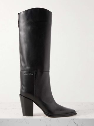 Cece 80 Leather Knee Boots