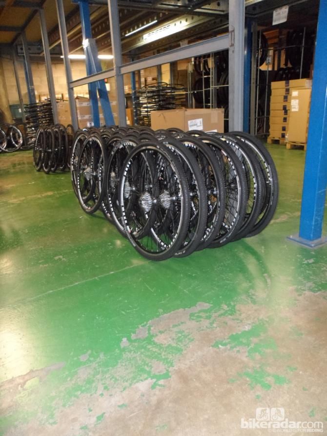 Cyclocross season is coming, so Lapierre are busy building CX wheelsets