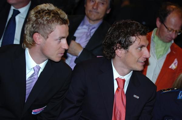Damiano Cunego and Filippo Pozzato