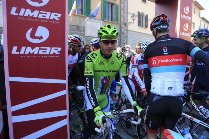Peter Sagan (Cannondale) at the start