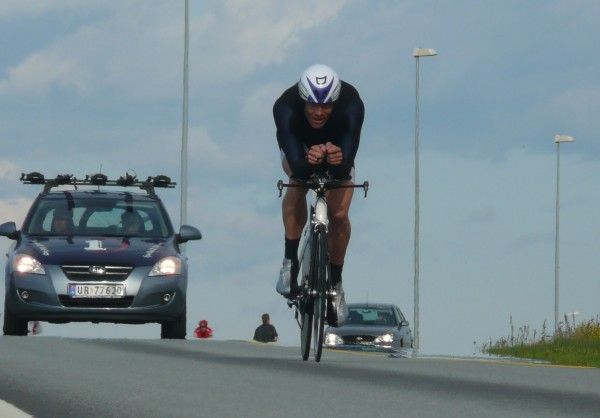 Former football player Knut Anders Fostervold (Nesset CK) was impressive on the course.