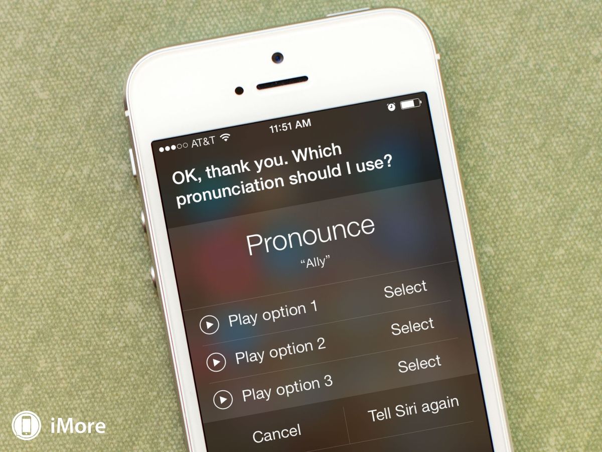 How to teach Siri to pronounce a name correctly