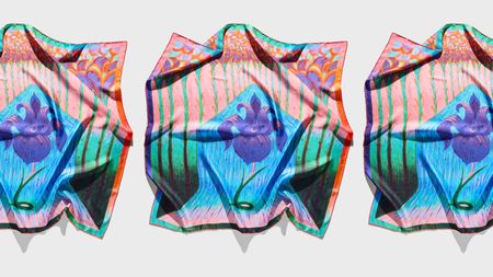 Louis Vuitton Silk Scarves Art Project