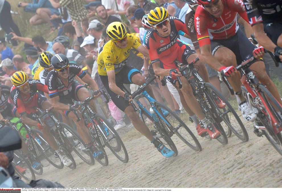 Chris Froome defends his yellow jersey
