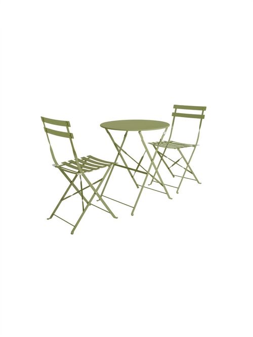 Eve 2 Seater Metal Garden Bistro Set