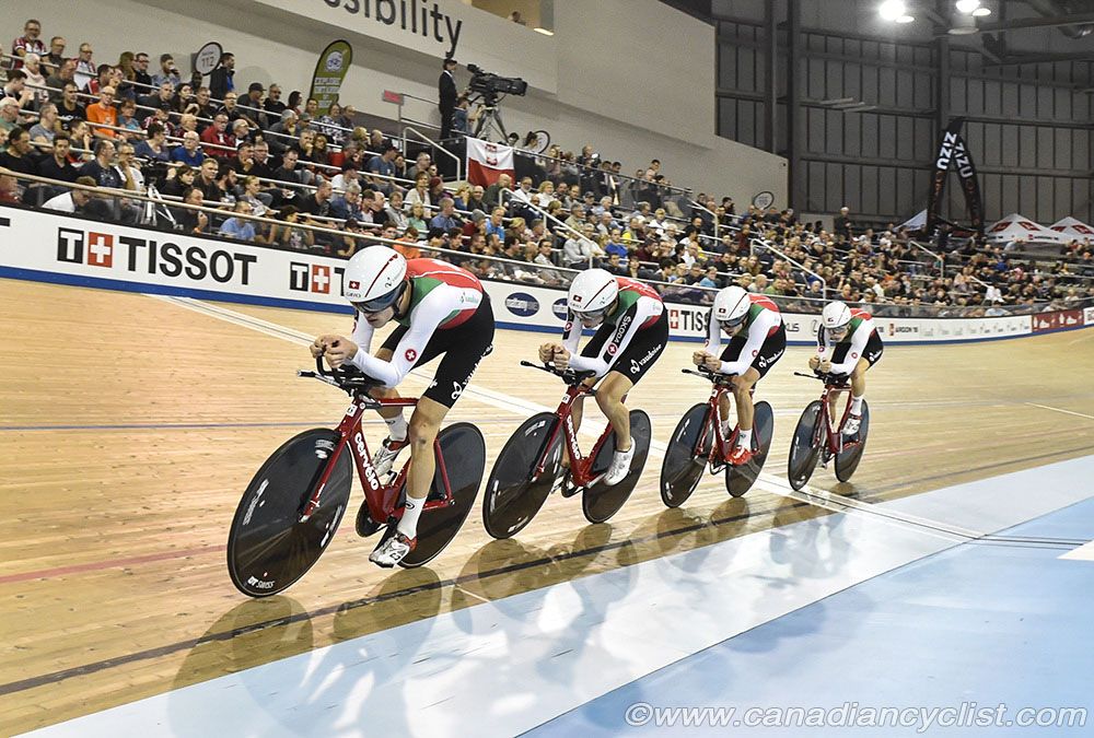 Men's Team Pursuit - Switzerland took the bronze