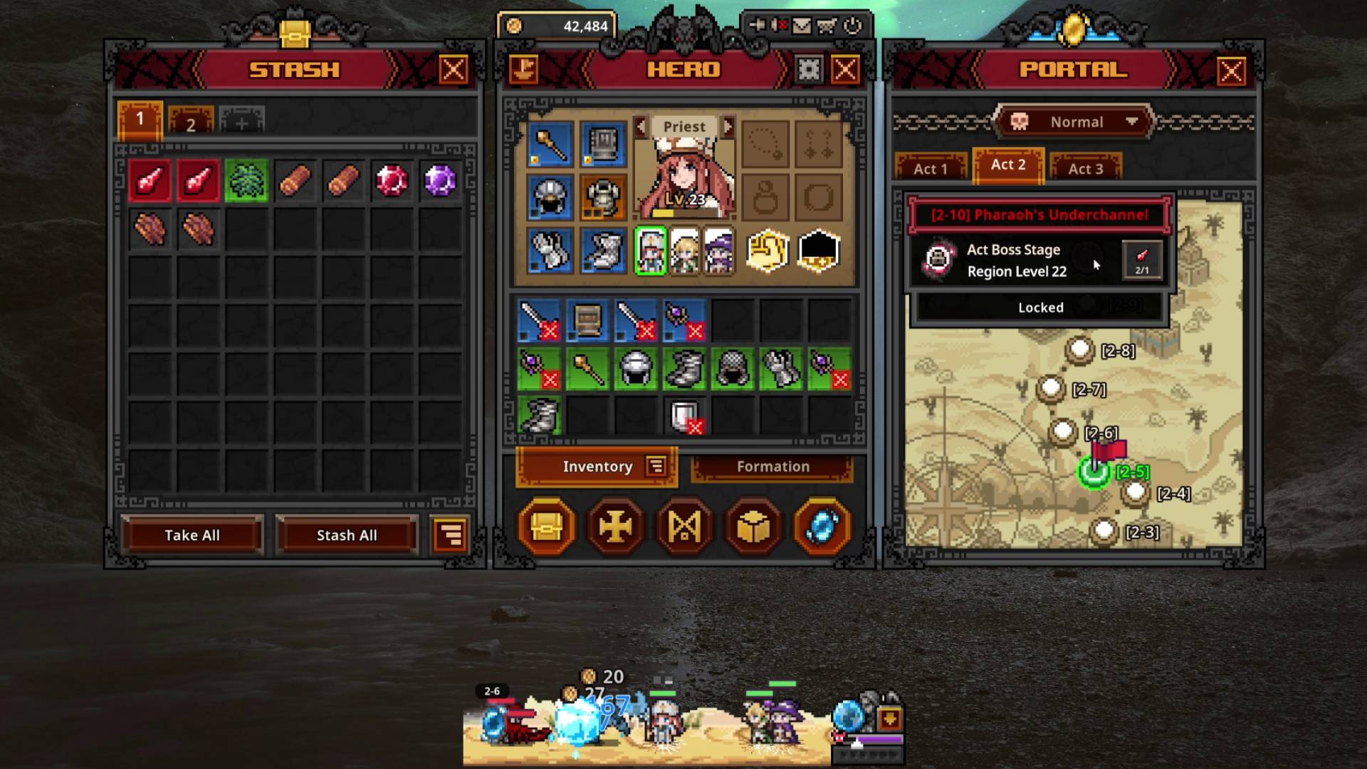 Task Bar Hero Soulstone needed to access stage 10 of Act 2