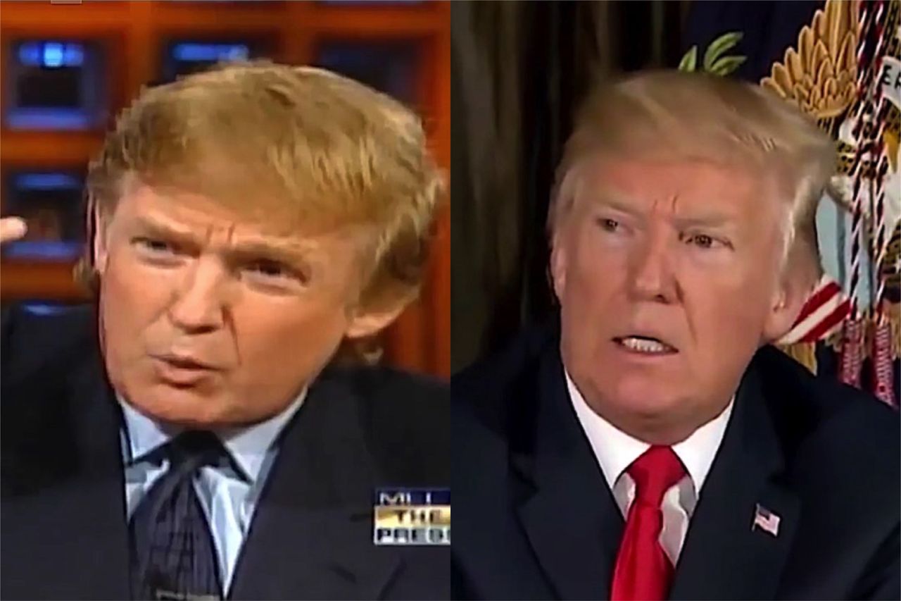 Trump talks bombing North Korea in 1999 and 2017