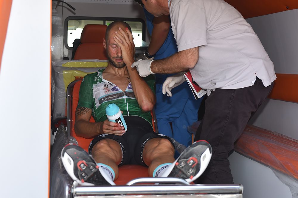 Race over for Tom Boonen at the Abu Dhabi Tour