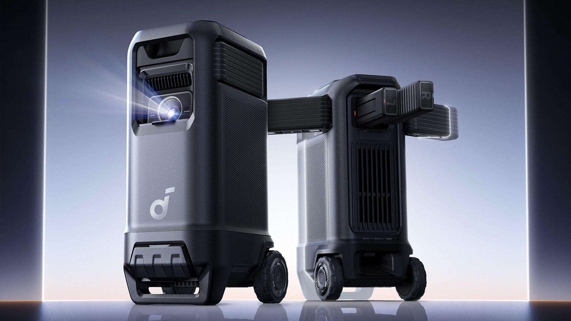Anker Nebula X1 Pro projector rendered image.