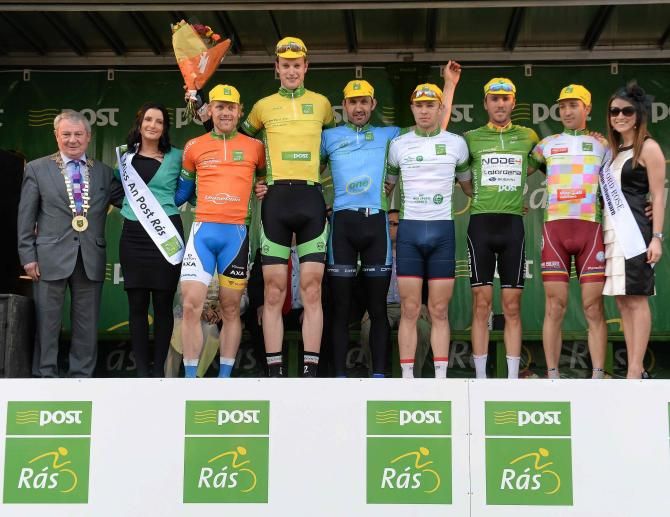 An Post Ras Stage 1 winners and jersey holders