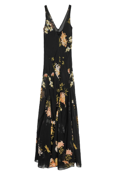 ZARA, Printed Dress Zw Collection