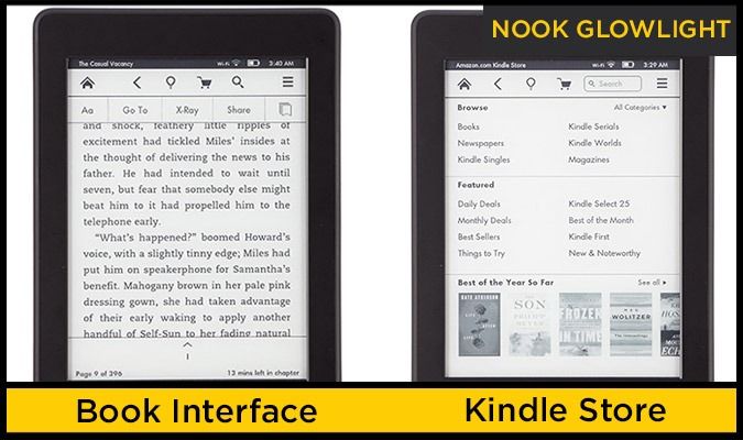 Amazon Kindle Paperwhite 2013 Vs Barnes Noble Nook Glowlight