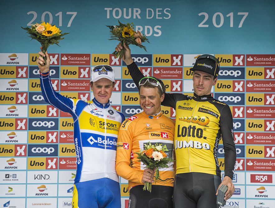 The final GC podium of the 2017 Tour des Fjords