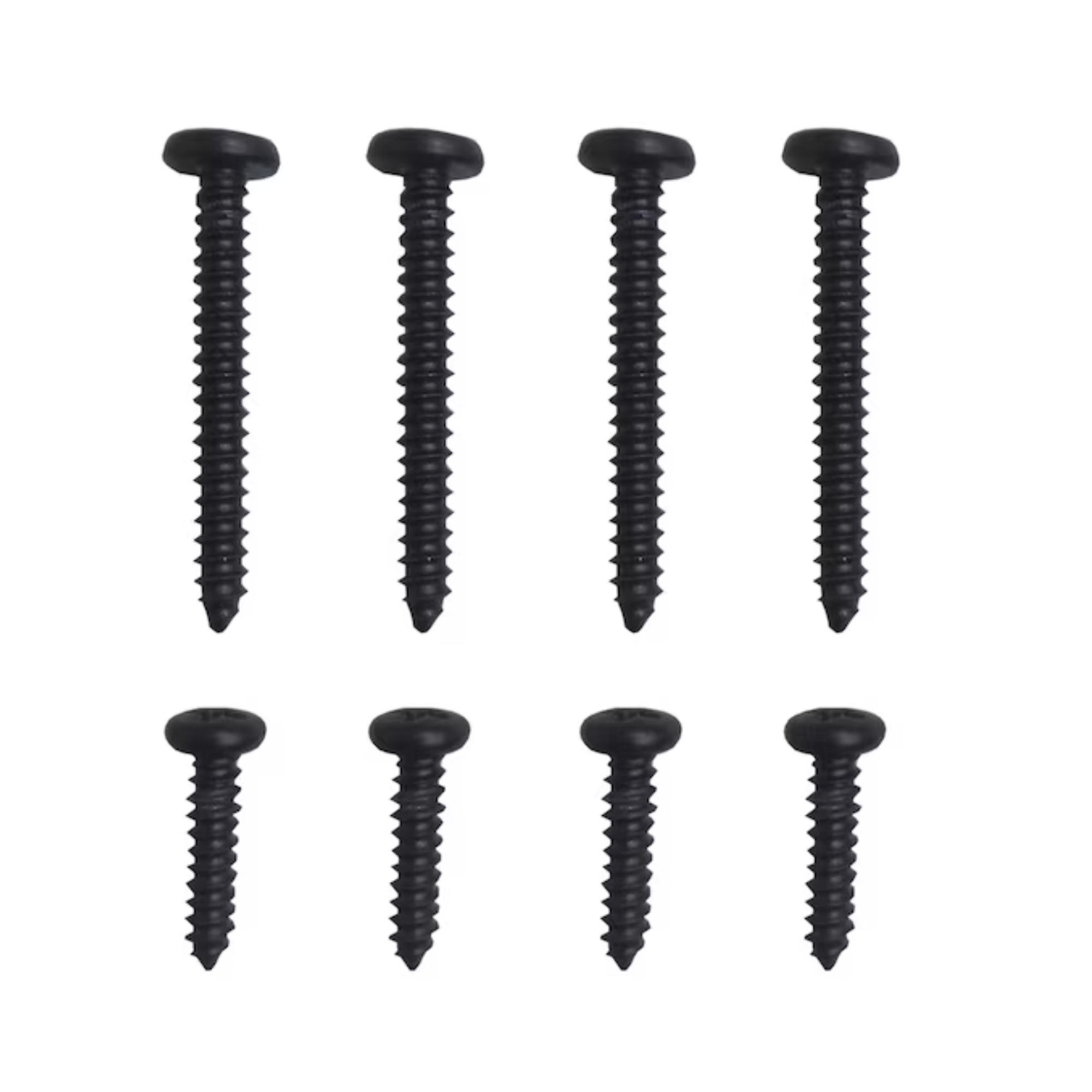 set of eight screws