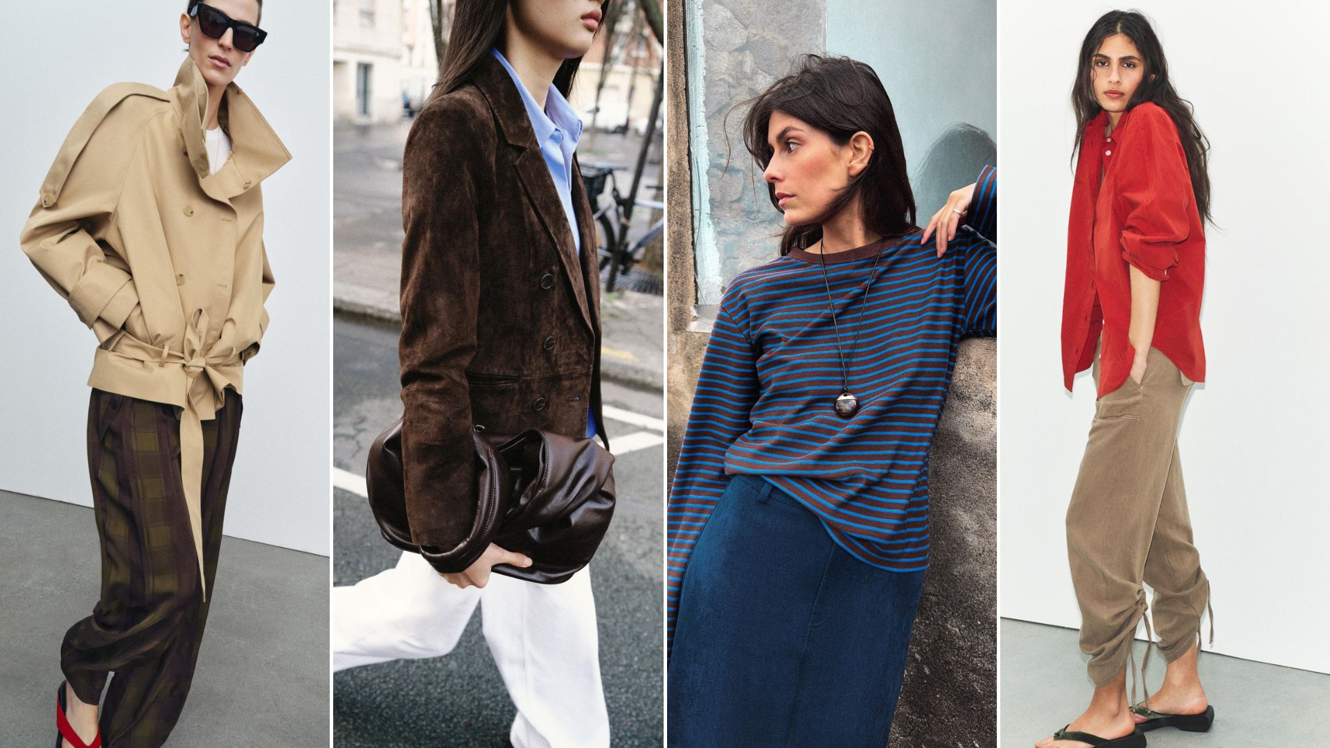 Four models wearing new in Zara pieces 