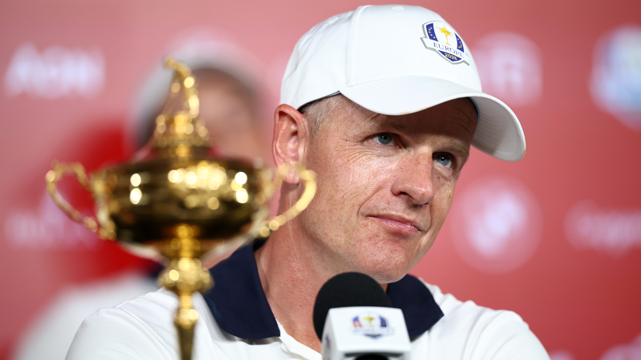 Luke Donald after winning the 2025 Ryder Cup