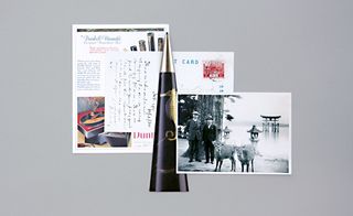 Nostalgic postcards were included invitation to Dunhill’s presentation