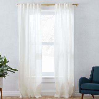 Sheer European Flax Linen Curtain