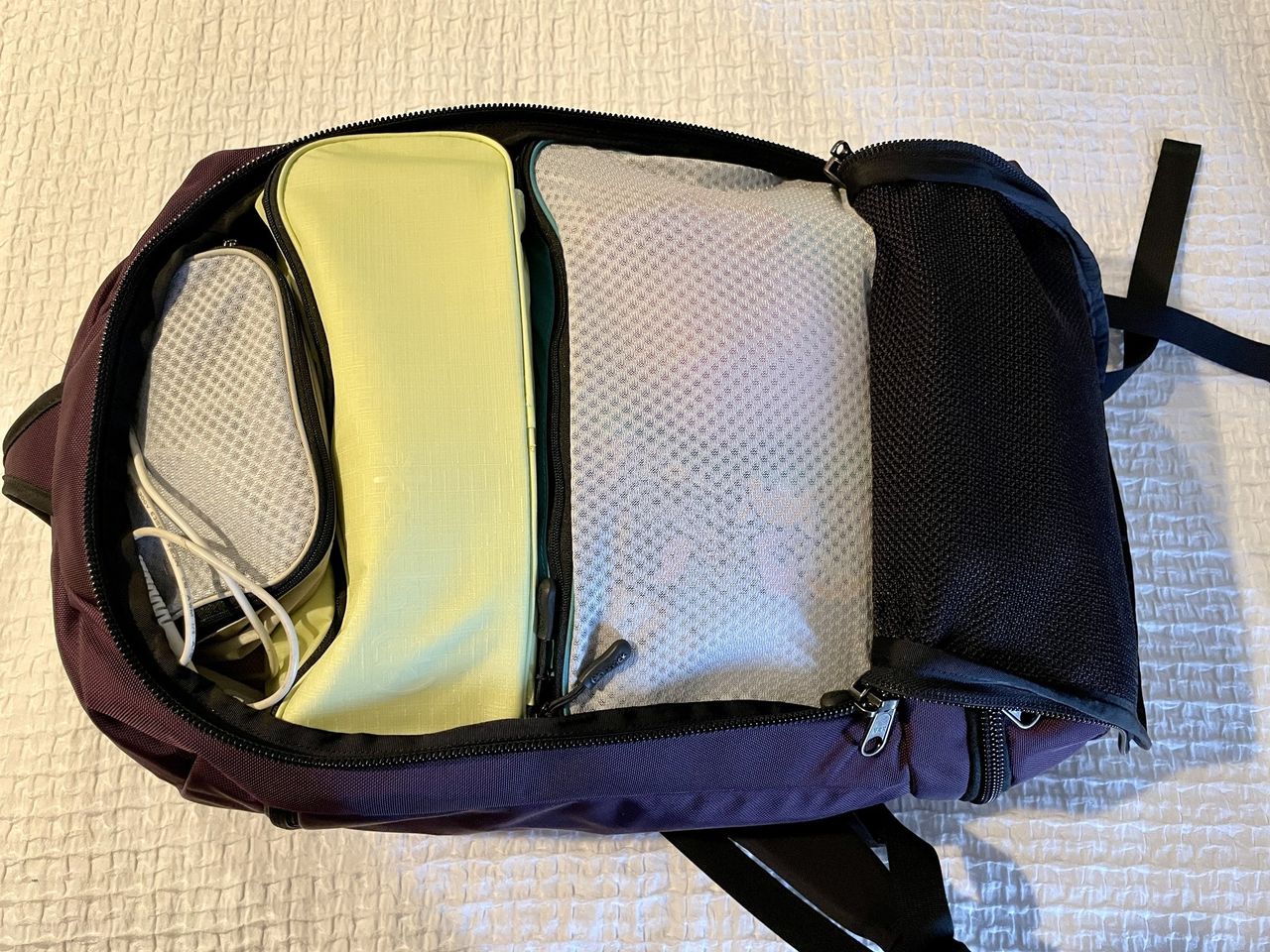 Tom Bihn Techonaut 30 Aubergine Packing Cubes
