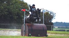 Samantha Lissington riding RICKER RIDGE SOOTY GNZ in CCI-S 4* Section S during the showjumping phase of the BURNHAM MARKET INTERNATIONAL (3) held at Sussex Farm near Burnham Market in Norfolk in the UK on the 20th September 2020