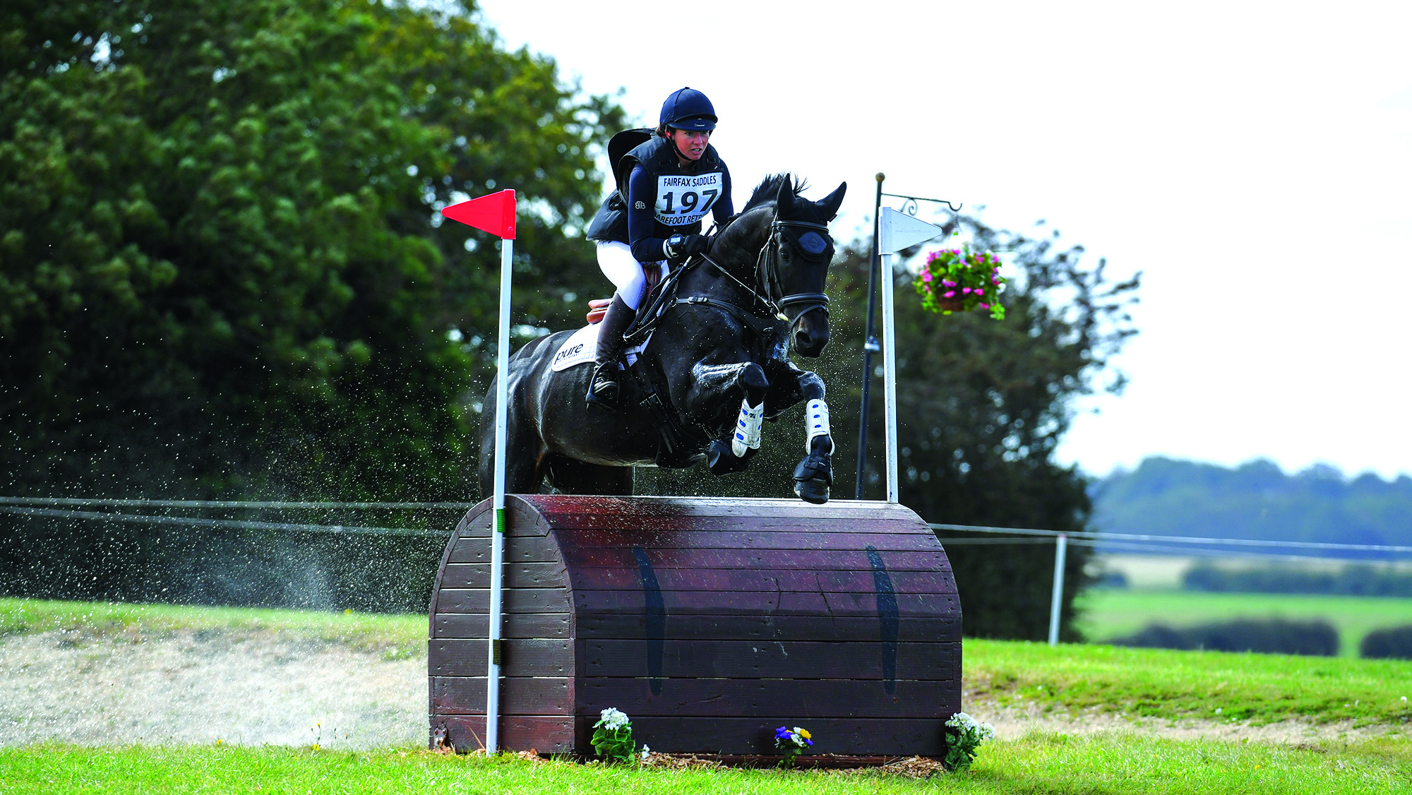 Samantha Lissington riding RICKER RIDGE SOOTY GNZ in CCI-S 4* Section S during the showjumping phase of the BURNHAM MARKET INTERNATIONAL (3) held at Sussex Farm near Burnham Market in Norfolk in the UK on the 20th September 2020